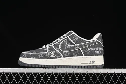 All categories Nk Air Force 1 Air Force series Nk Air Force 1 Low Air Force low-top Nike Air Force 1'07 Low LV joint black denim Air Force 1 low-top casual sneakers SC9207-530